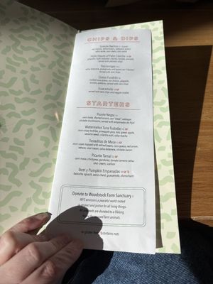 Menu  at Jajaja Mexicana - Hudson Yards in New York City