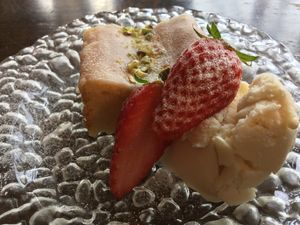 vegan cake at QUIN in Nishinomiya