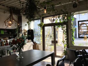 cool interior  at QUIN in Nishinomiya