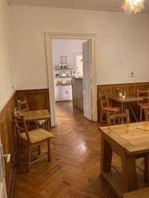 Inside area at Arome in Bucharest