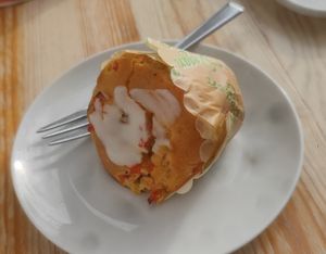 Leckere vegane Muffins at Kaffeklatsch in Heligoland