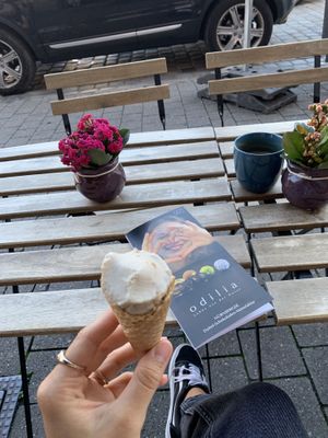 Salted peanut Icecream   at Odilia in Nuremberg