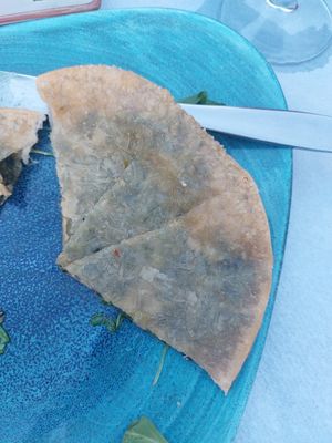 Spinach pie/pita at Sweet Revenge in Zakinthos