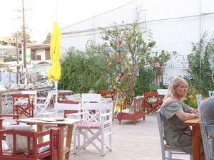 More pics of the seating at Sweet Revenge in Zakinthos