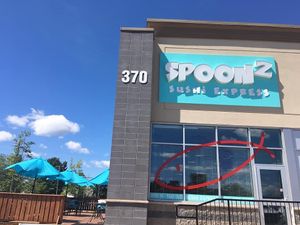 Façade at Spoon Sushi - Elmwood in Moncton