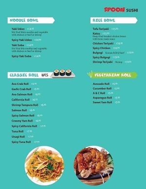 Makis végétarien  at Spoon Sushi - Elmwood in Moncton