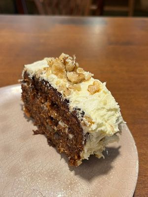 Veganer Karottenkuchen  at Plan Cafe in Berlin