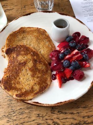 Vegan and gluten free pancakes  at The Tuning Fork  in Rugby