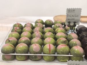 Vegan praline at Florentina in Rotterdam