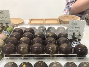 Vegan praline at Florentina in Rotterdam