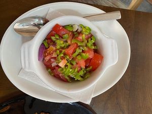 spice Ethiopian vegan salad at Addis Kitchen in South East London