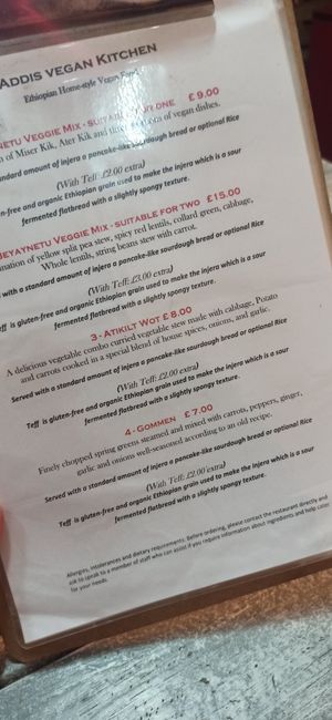  at Addis Kitchen in South East London