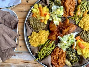   at Addis Kitchen in South East London