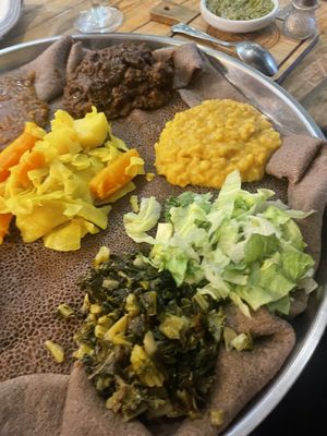   at Addis Kitchen in South East London