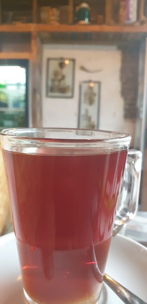 Just a tipical tea with cinnamon and cloves  at Addis Kitchen in South East London