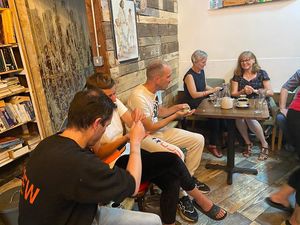 coffee time at Addis Kitchen in South East London