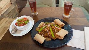 ferfer the best Ethiopian vegan spic food at Addis Kitchen in South East London