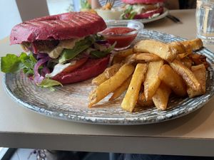   at Kafe Kaspar in Torshavn