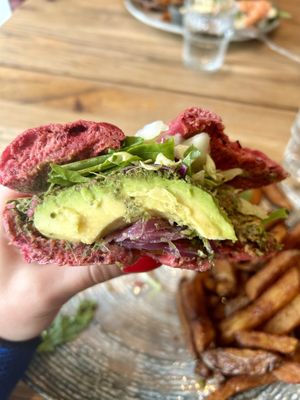 Packed with fillings!  at Kafe Kaspar in Torshavn