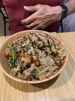 Rice and noodles   at OK Wok in Santiago De Compostela