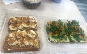 They have delicious toast options, too! at Juice Tap in Jacksonville