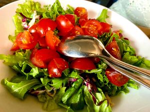 Mixed salad at Al Passante in Cagli