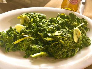 Spinaci e bietola
Spinach and chard at Al Passante in Cagli