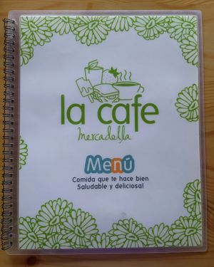The Menu at Mercadella in Tepoztlan