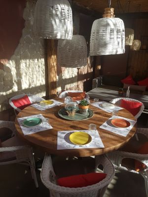 Relaxing environment with unique decoration! at The Yard in Parga