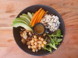 energy bowl..Healthy and yummy! at The Yard in Parga