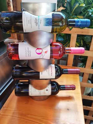 Great variety of quality greek wines available! at The Yard in Parga