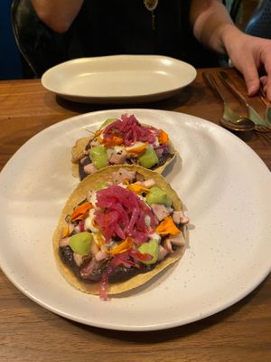 Tostadas at La Bartola in Toronto