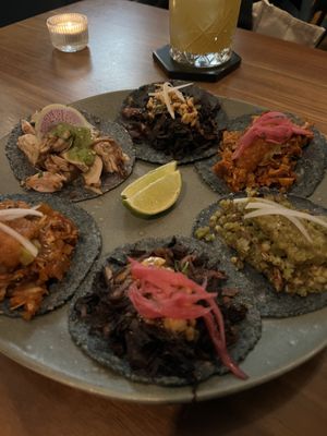 Taco tasting   at La Bartola in Toronto