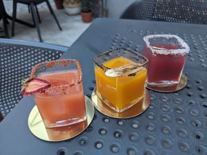 Margarita flight at La Bartola in Toronto