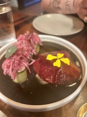 Black Aguachile (Starter)  at La Bartola in Toronto