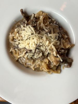 Vegan  truffle  Mafalde  at Divino Cucina Italiana in Hastings On Hudson