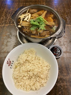 Bak kut teh with rice that taste like “chicken rice" at Pine Tree Cafe 长春树 - Fortune Centre in Central Singapore