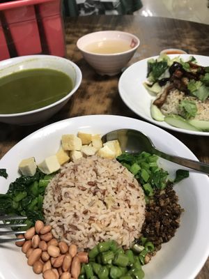 Thunder Tea Rice at Pine Tree Cafe 长春树 - Fortune Centre in Central Singapore