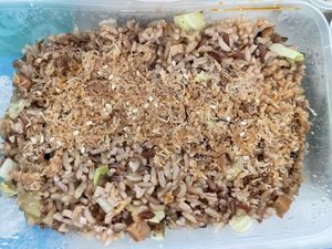 Pineapple fried rice through delivery  at Pine Tree Cafe 长春树 - Fortune Centre in Central Singapore