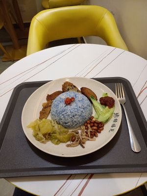 Nasi lemak at Pine Tree Cafe 长春树 - Fortune Centre in Central Singapore