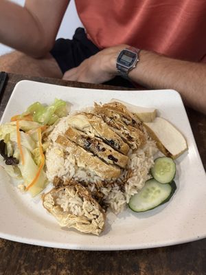 Chicken rice   at Pine Tree Cafe 长春树 - Fortune Centre in Central Singapore