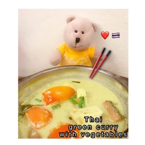 Green curry with rice $6 at Pine Tree Cafe 长春树 - Fortune Centre in Central Singapore