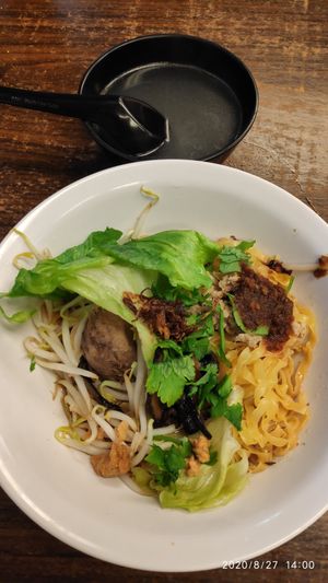 Minced Meat Mee Pok at Pine Tree Cafe 长春树 - Fortune Centre in Central Singapore