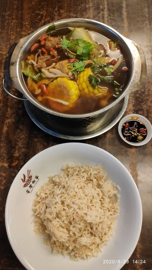 Bak Kut Teh with fragrant rice @$6 at Pine Tree Cafe 长春树 - Fortune Centre in Central Singapore
