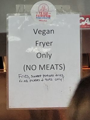 Hanging above the friers. at Ye Ole Fashioned Ice Cream & Sandwich Cafe in Summerville