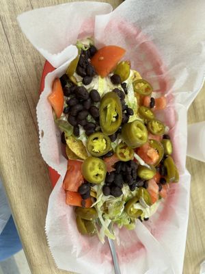 Vegan nachos  at Ye Ole Fashioned Ice Cream & Sandwich Cafe in Summerville