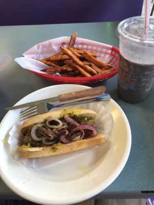 Whole vegan meal at Ye Ole Fashioned Ice Cream & Sandwich Cafe in Summerville