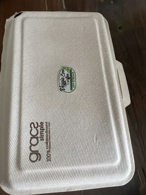 Plant based packaging  #Veganuary at Veggie Zone & Coffee in Phitsanulok