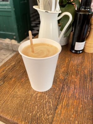 Almond latte  at Bepa in Split