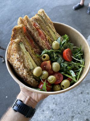 Vegan club sandwich  at Bepa in Split